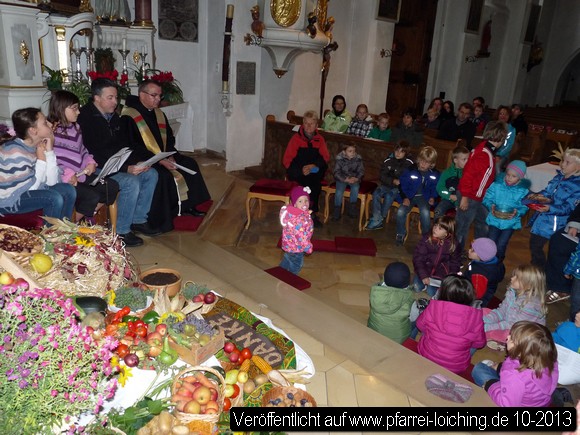 Kirche für Kinder: Erntedankgottesdienst