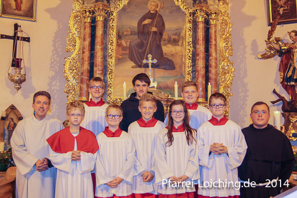 Ministrantenverabschiedung Weigendorf am 18.10.2014