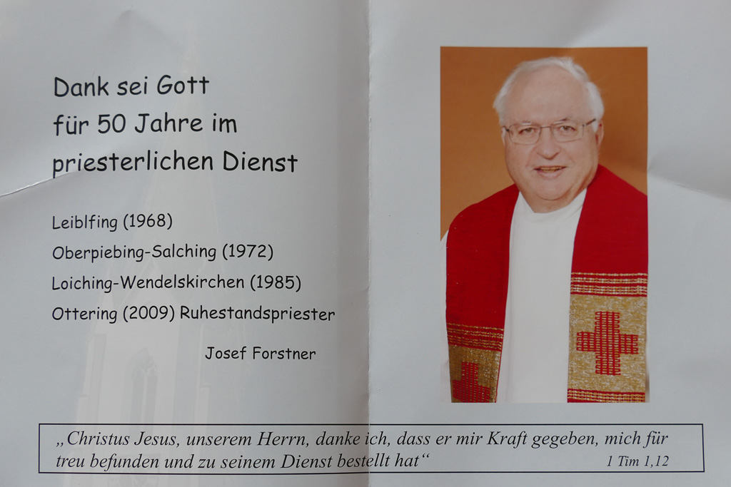 „Dank sei Gott für 50 Jahre im priesterlichen Dienst“