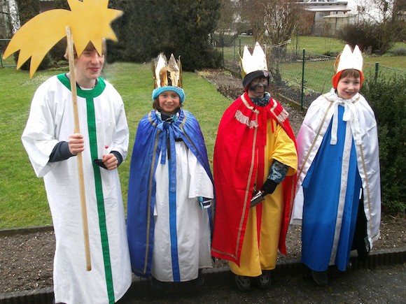 Die Sternsinger kommen. Foto: Christian Straubinger