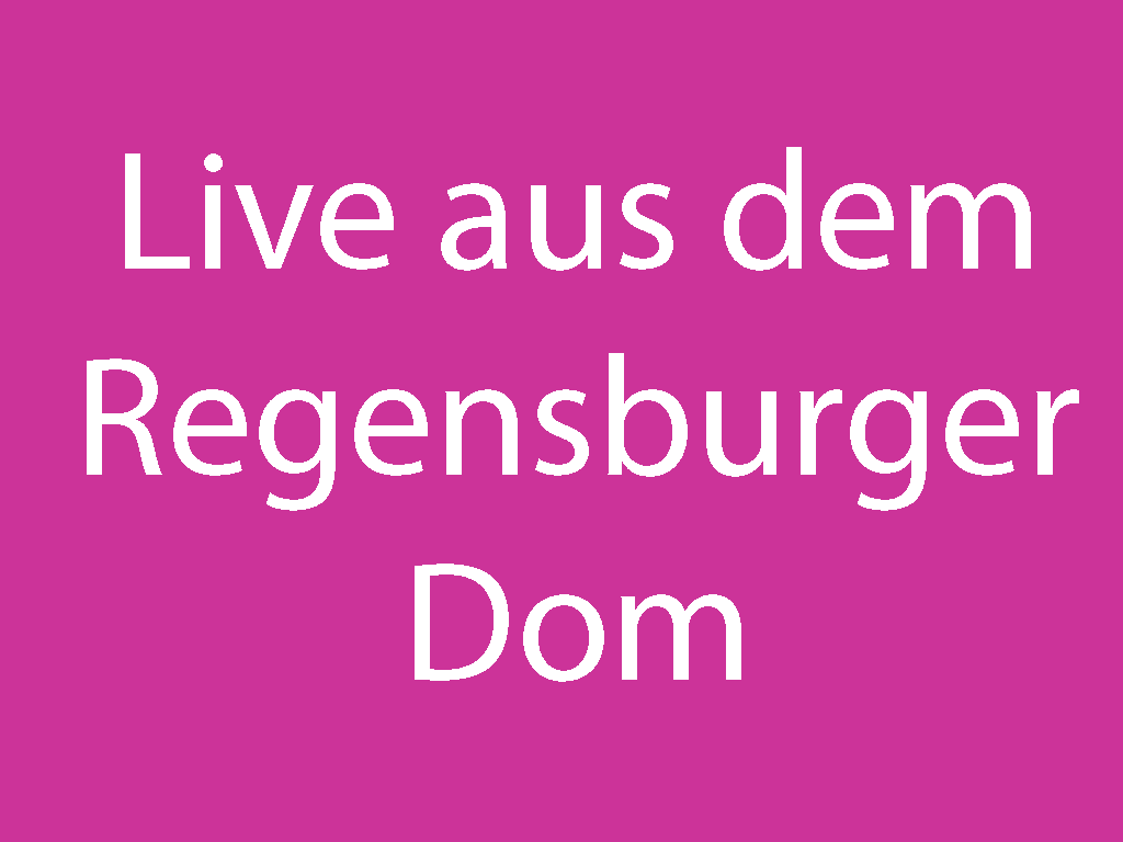 Livestream aus dem Regensburger Dom